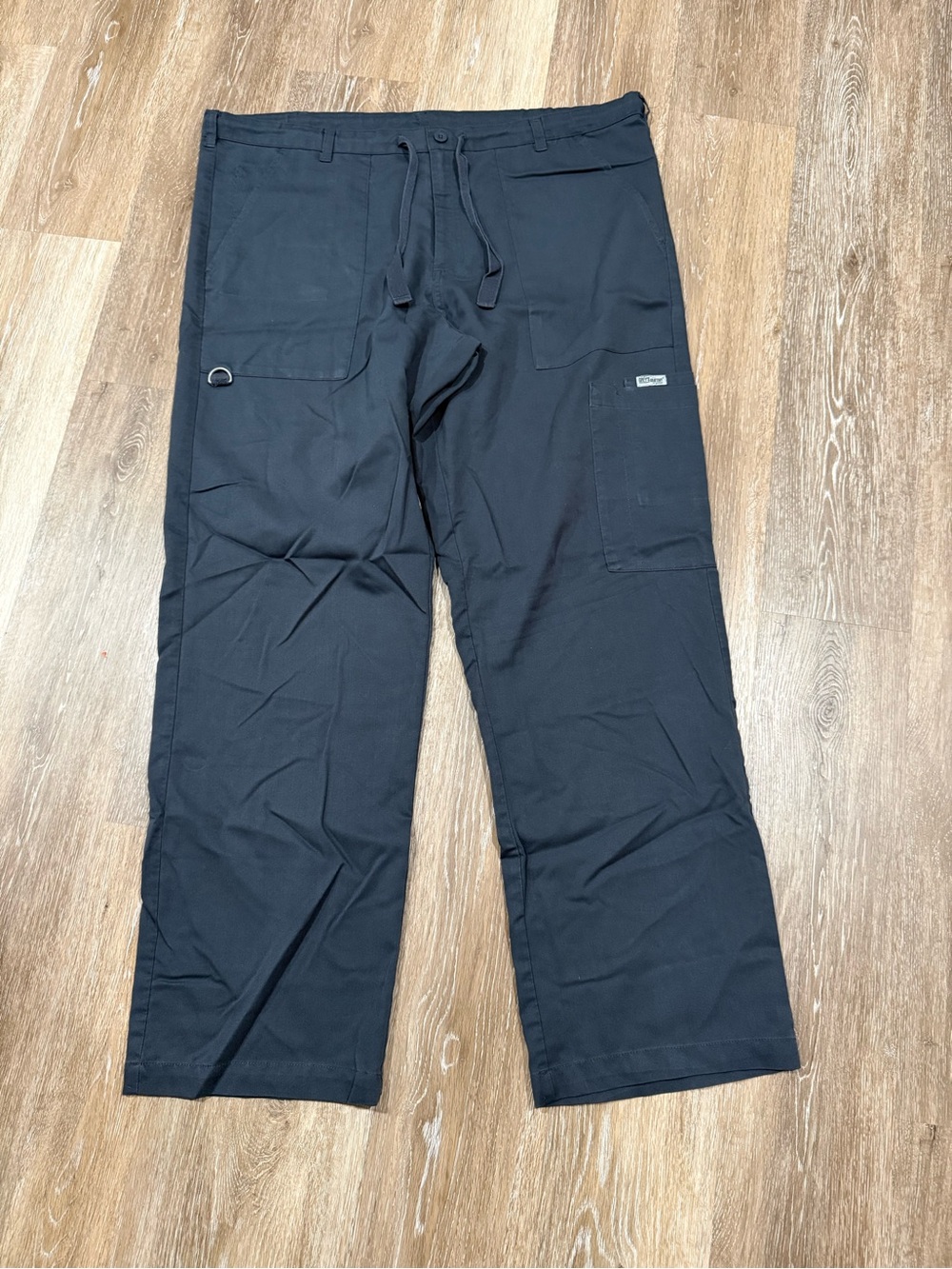 Men's Charcoal Greys Anatomy Drawstring Scrub Pants